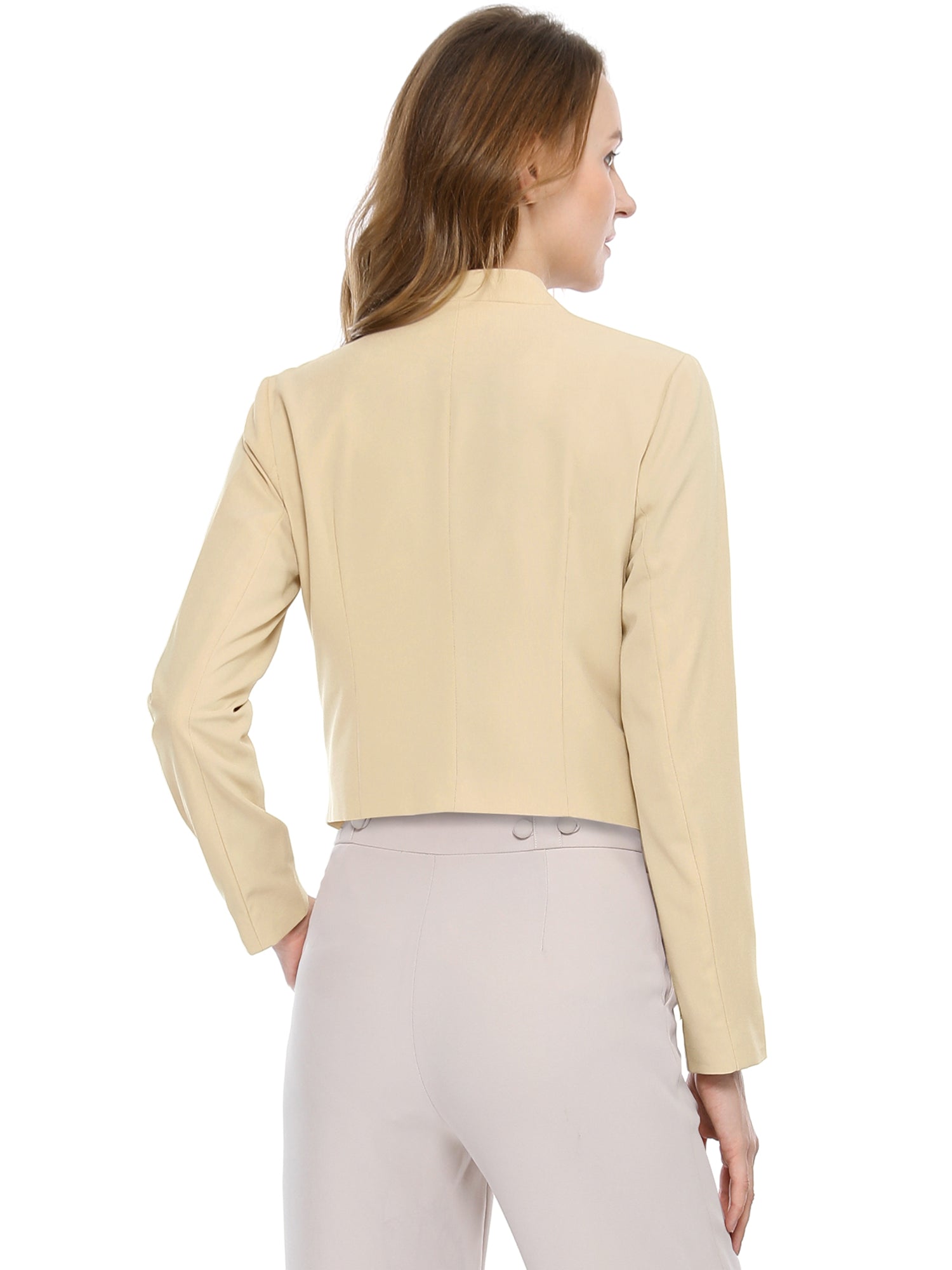 CROPPED OFFICE BLAZER JACKET
