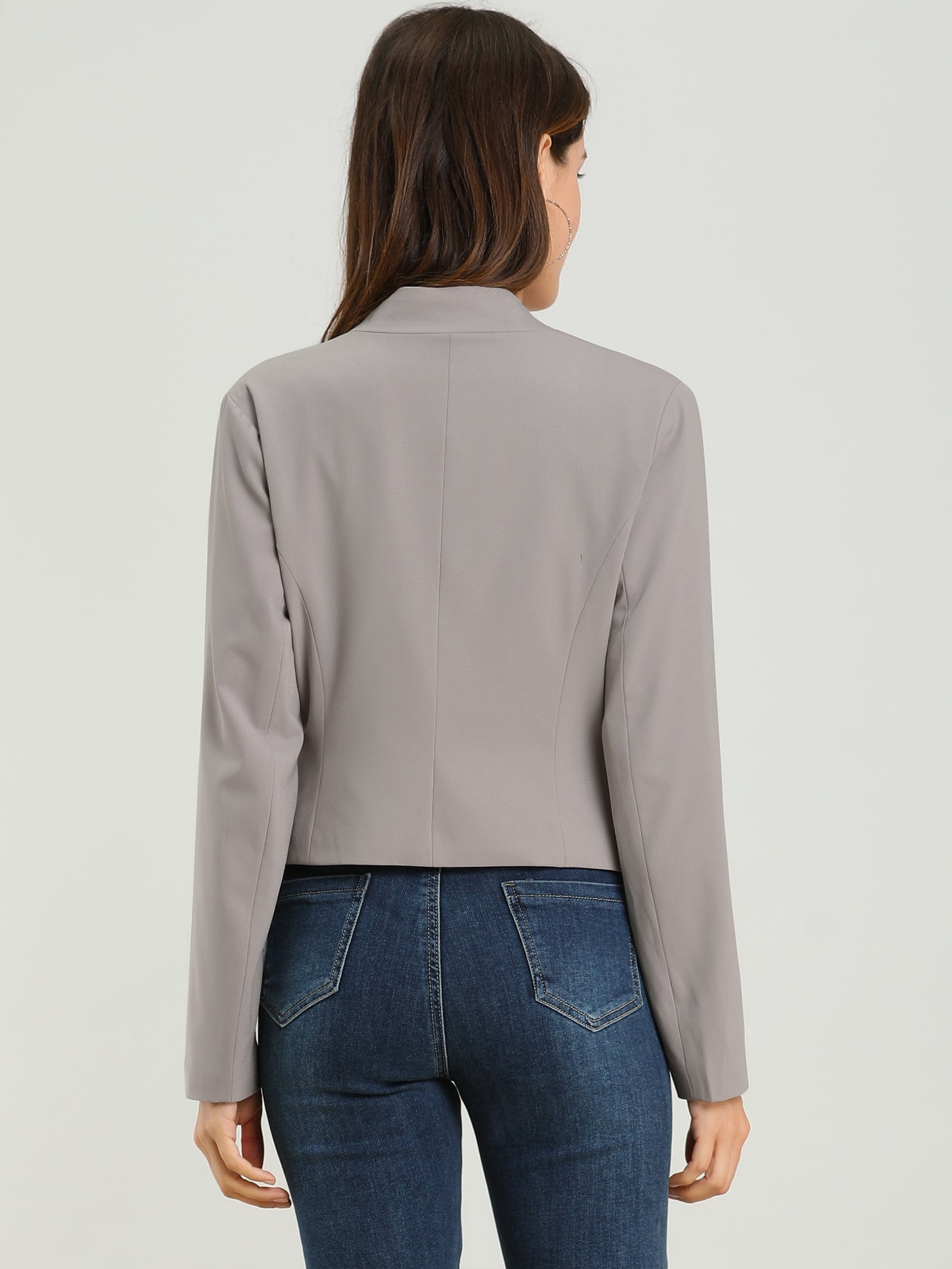 CROPPED OFFICE BLAZER JACKET