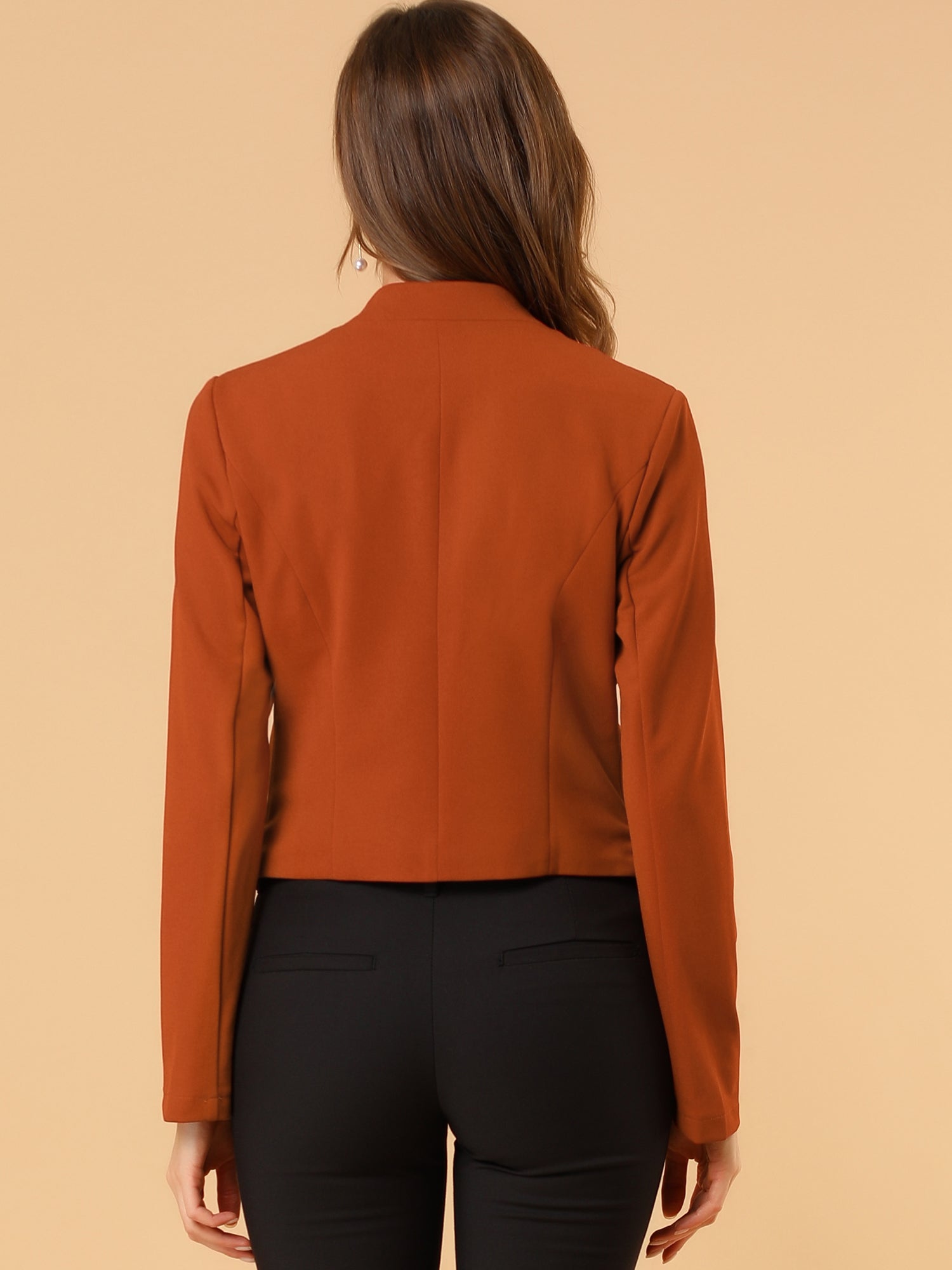 CROPPED OFFICE BLAZER JACKET