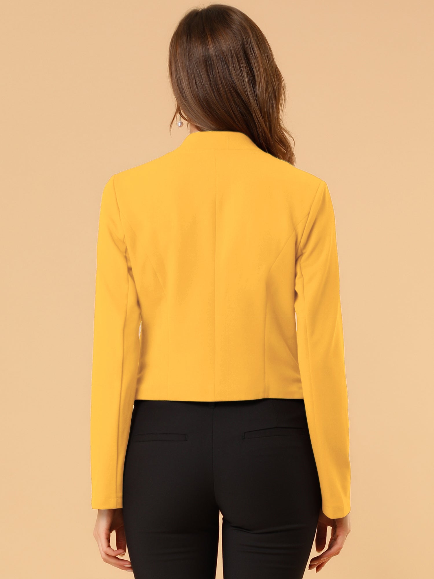 CROPPED OFFICE BLAZER JACKET