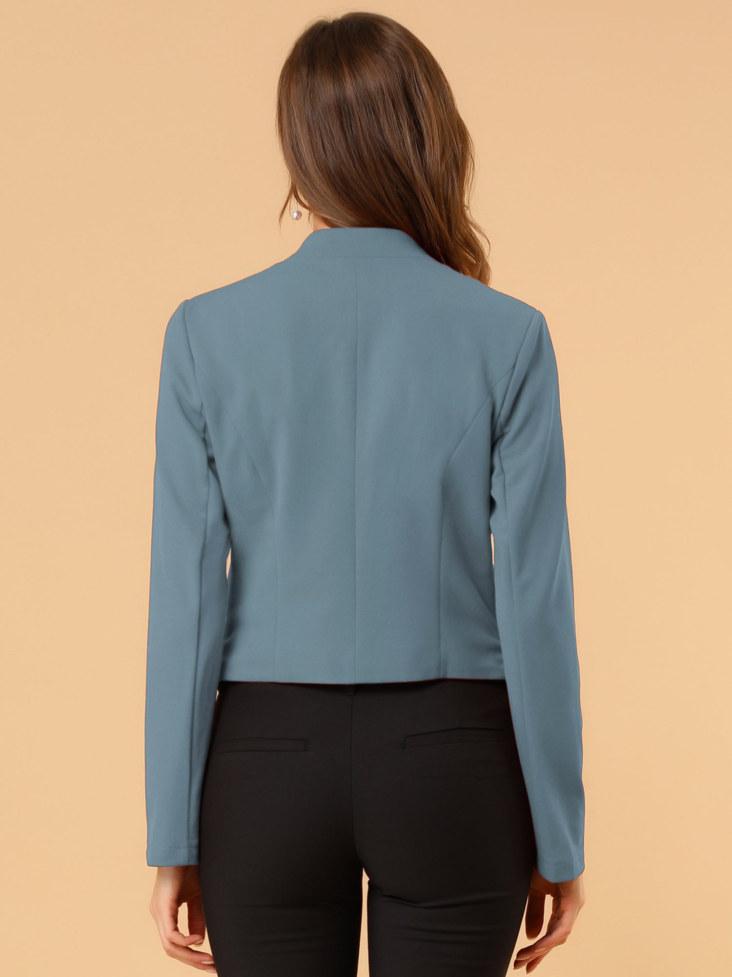 CROPPED OFFICE BLAZER JACKET