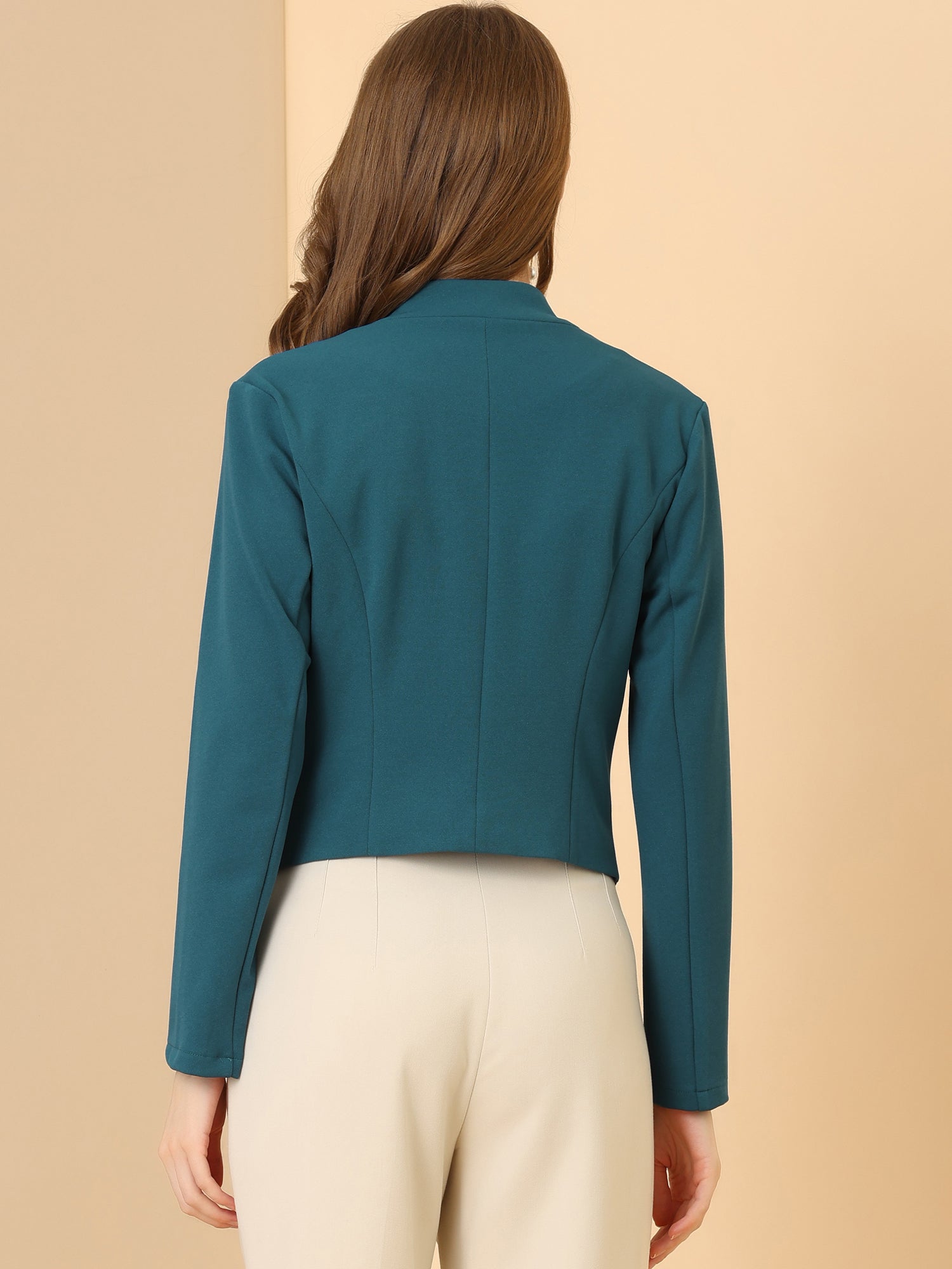 CROPPED OFFICE BLAZER JACKET