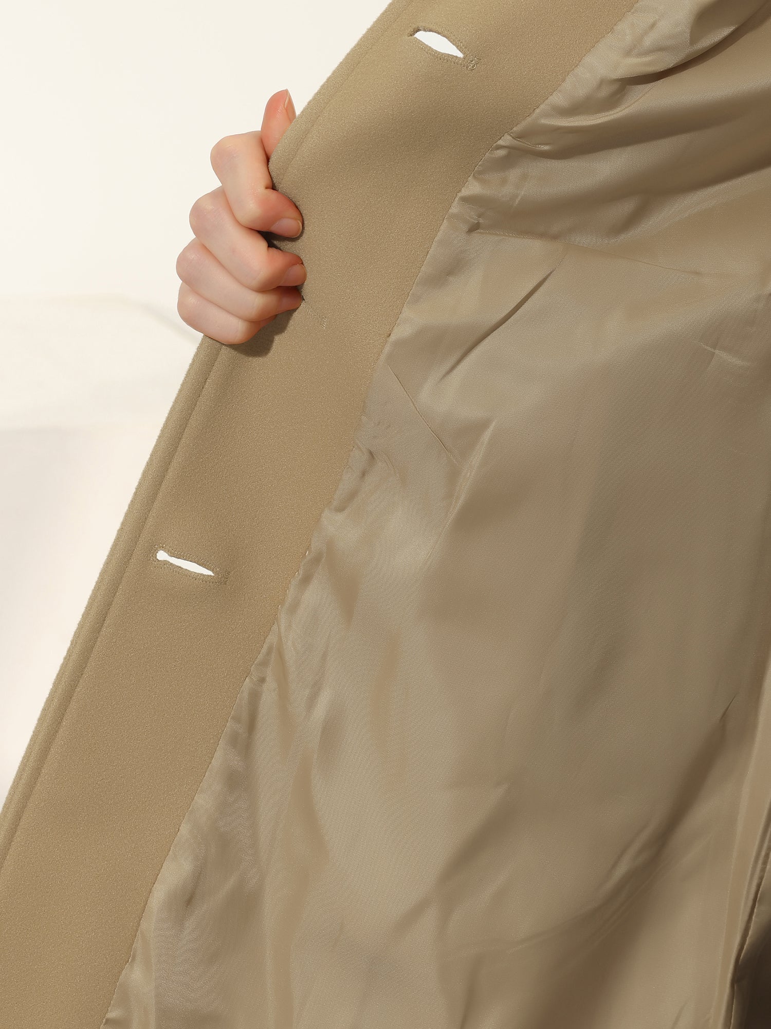 SINGLE BREASTED WINTER TRENCH COAT