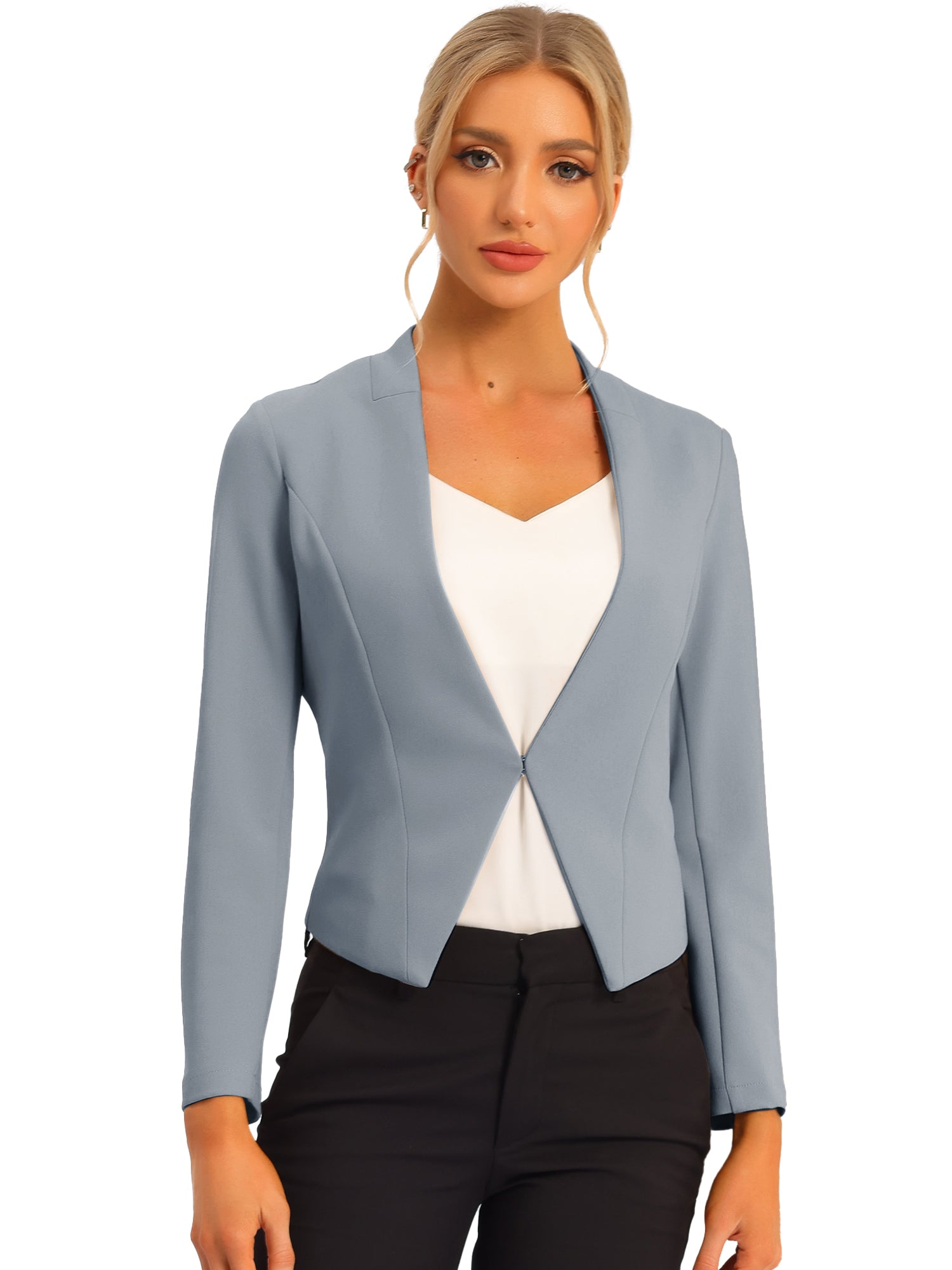 CROPPED OFFICE BLAZER JACKET