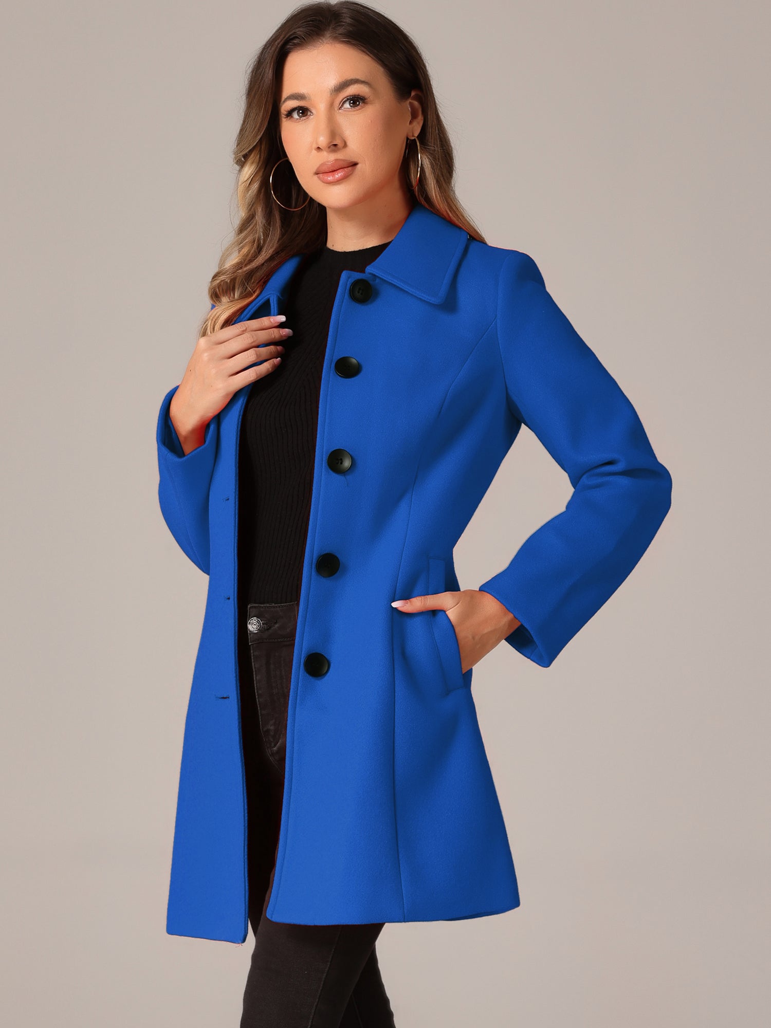 SINGLE BREASTED WINTER TRENCH COAT