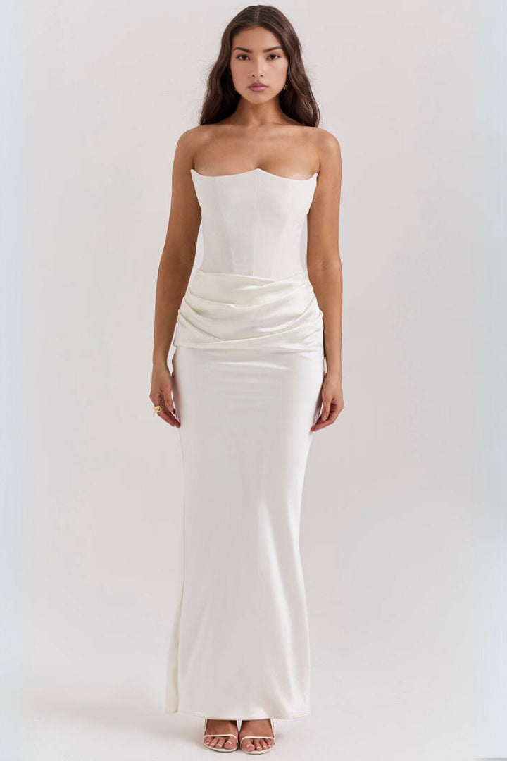 LADIES DRESSING GOWN | EVENING DRESS WITH CORSET FIT